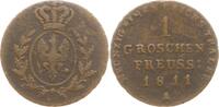 Brandenburg-Preußen Cu Groschen Friedrich Wilhelm III., 1797 - 1840, Prägung für Ost- und Westpreußen -