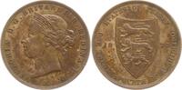 Großbritannien - Jersey 1/24 Shilling Victoria, 1837 - 1901 -