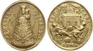 Italien Hochovale Bronzemedaille S. MARIA - LAVRET Gnadenbild v. Loreto // SAN. - CASA, Santa Casa di Loreto -