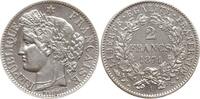 Frankreich, 3. Republik Paris, Typ Cérès 2 Francs 1871 A Fast vorzüglich, min. berieben, winz. Kr.
