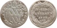 Vatikan Clemens XII., 1730 - 1740 Grosso 1738 Schön - sehr schön