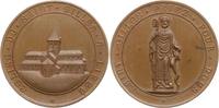 Belgien, Königreich, Lüttich Stadt Bronzemedaille auf die Église Saint-Gilles de Liège -