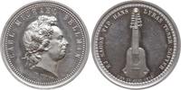 Schweden Zinnmedaille von Lea Ahlborn, auf Carl Michael Bellman, schwedischer Dichter und Komponist -