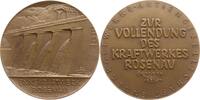 Österreich Große Bronzemedaille von Köttenstörfer, Vollendung des Kraftwerkd Rosenau, Ennskraftwerke AG -