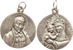Italien Tragbare Miniaturmedaille o.J., RR! Medaille des Piaristenorden, auf den Heiligen Pompilio Maria Pirrotti EF mit Originalöse