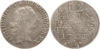 Brandenburg-Preußen 1/12 Taler, untergewichtig, zeitgen. Fälschung? Friedrich II., 1740 - 1786, Berlin -