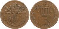 Münster, Bistum Cu 4 Pfennig Clemens August von Bayern, 1719 - 1761 -
