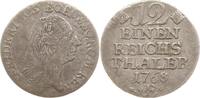 Brandenburg-Preußen 1/12 Taler Friedrich II., 1740 - 1786, Königsberg -
