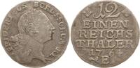 Brandenburg-Preußen 1/12 Taler Friedrich II., 1740 - 1786, Königsberg -
