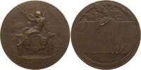Frankreich, 3. Republik Bronzemedaille von Raoul Bénard, Prämie des Automobil Club du Nord, verliehen 1928 an E. Lecat -