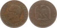 Frankreich, Kaiserreich Napoleon III., 1852 - 1870, Paris 5 Centimes 1854 A Sehr schön