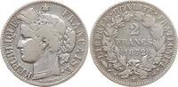 Frankreich, 3. Republik 2 Francs Typ Cérès, Bordeaux -