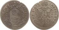 4 Kreuzer (Batzen) 1695 Augsburg, Stadt  Sehr schön, winz. SF am Rand, feine Patina