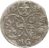 Salzburg, Erzbistum Einseitiger 1/2 Kreuzer Max Gandolph von Küenburg, 1668 - 1687 -