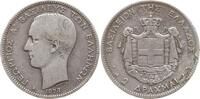 Griechenland, Königreich Georg I., 1863 - 1913 2 Drachmen 1873 A Sehr schön, Kr., kl. RF