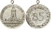 Deutschland, Weimarer Republik Tragbare versilberte Bronzemedaille 85 Jahre Landwehr Verein 1842 Halver in Westfalen -