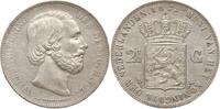 Niederlande, Königreich 2 1/2 Gulden Wilhelm III., 1849 - 1890 -