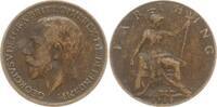 Großbritannien Farthing (1/4 Penny) George V., 1910 - 1936 -