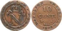 Frankreich, Kaiserreich 10 Centimes, zeitgen. Cu-Fäschung! Napoleon I., 1804 - 1814, 1815, Paris -