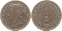 Malaysia Straits Settlements 1/2 Cent Victoria, 1837 - 1901 -