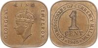 Malaysia Cent George VI., 1936 - 1948 -