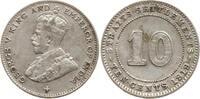 Malaysia Straits Settlements 10 Cents George V., 1910 - 1936 -