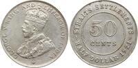 Malaysia Straits Settlements 50 Cents George V., 1910 - 1936 -