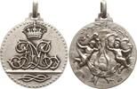 Casa Savoia, Haus Savoyen Tragbare Silbermedaille 1938, R! Hochzeit Ferdinand di Savoia Genova mit Maria Luisa Gandolfi di Ricaldone EF, Original...