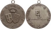 Casa Savoia, Haus Savoyen Tragbare Silbermedaille auf die Hochzeit Eugenio di Savoia-Genova mit Lucia di Borbone am 29. Oktober -