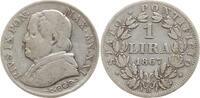 Vatikan 1 Lira Pius IX., 1846 - 1878 -