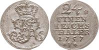 Brandenburg-Preußen 1/24 Taler Magdeburg, Friedrich II., 1740 - 1786, Var.: F zwischen Rosetten -