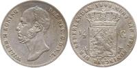Niederlande, Königreich 1/2 Gulden Wilhelm II., 1840 - 1849 -