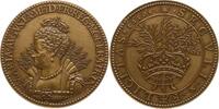Frankreich, Königreich Bronzemedaille Ludwig XIII., 1610 - 1643, a.d. Krönung seiner Mutter Maria Medici zur Königin -