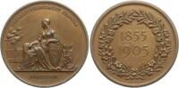 Schweden, Königreich Bronzemedaille 50 Jahre Versicherungsgesellschaft Skandia, Stockholm -