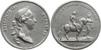 RDR, Haus Habsburg Zinngussmedaille Joseph II., 1765 - 1790, auf seine Reise nach Italien -
