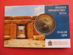 2017 2 euro coin 2016 Malta´s prehistoric sites - Hagar Qim Temples UNESCO BU in coincard / Folder / Blister