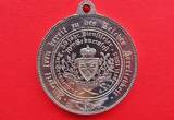 Deutsches Reich Medaille 1885 Zinn - von Lauer - 70. Geburtstag und sein 50-jähriges Dienstjubiläum Bismarck EF kl.Rdf.