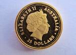 Australien 25 Dollars 2001 Proof with scratches - low mintage - no box - no certificate - no capsule vz ex Proof lose