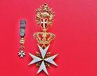 Malta / Souveräner Malteserorden Set Order of Malta - Badge EF