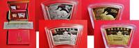 China Set, 2 St. scarce 2 coin set - 200 Yuan + 10 Yuan Gold + Silver - Year of the rabbit -