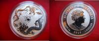 Australien 1 Dollar 1 Unze 1 oz. Silber Silberunze - Drache + Drache -
