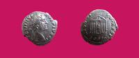 Antike / Rom / Römisches Kaiserreich / Roman coins Denar ANTONINUS PIUS - 138-161 - Tempel mit Statuen v. Augustus und Livia - RIC.124 -