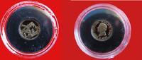 Cook-Inseln / Cook Inseln 5 Dollars Gold MiniaTURE COIN - K2 - Peaks (of the world) -Mountain -