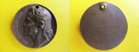 Schiller, Friedrich von Medaille kl. Bronzemedaille, von Seffner, zum 100. Todestag des Dichters, Art Deco, -