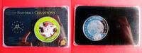 Fussball Europameisterschaft große Medaille Prestige-Edition Football Champions EM Sieger 1972 - 1980 - 1996 Deutschland Proof in Blister
