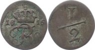 Württemberg 1/2 Kreuzer Friedrich I. 1806-1816. -