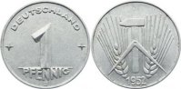 DDR 1 Pfennig 1952 E EF