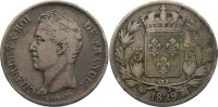 Frankreich 5 Francs 1829 MA Karl X. 1824-1830. VF-