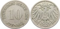 10 Pfennig 1892  G Kleinmünzen  fast sehr schön