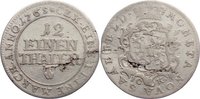 Sachsen-Coburg-Saalfeld 1/12 Taler Ernst Friedrich 1764-1800. -